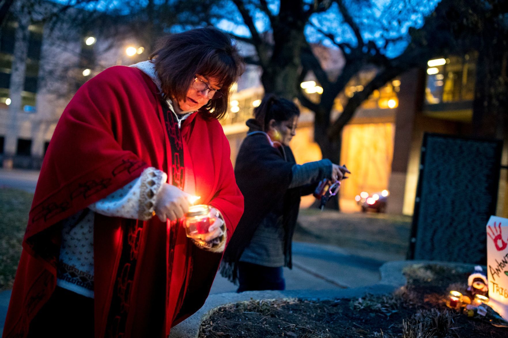 Candle light vigil